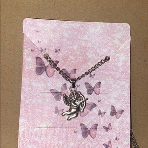 Cupid Charm Stainless Steel Necklace !!